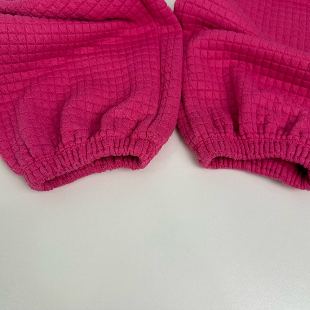 Princess Polly Arabella Jogger Pink Sweatpants Size 8 Bubble Waffle Square - Picture 9 of 11